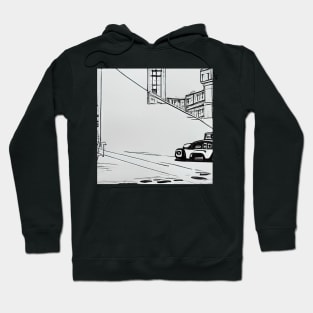 Traffic warden | Comics Style Hoodie